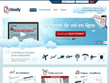Tablet Screenshot of cloudy.fr